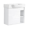 Wall Mounted Bathroom Vanity With Sink & Soft Close Door