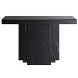 Drisana - Console Table - Black Mirrored
