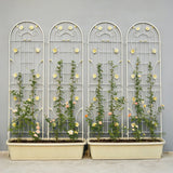 Metal Garden Trellis Rustproof Trellis For Climbing Plant Outdoor Flower Support