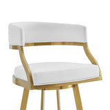 Saturn - Swivel Stool - Gold Legs