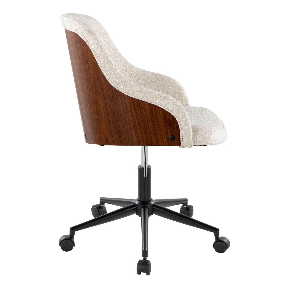 Bacci - Office Chair - Black Metal Base