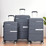 Hardshell Suitcase Double Spinner Wheels Luggage Sets, Lightweight With Tsa Lock, 3 Piece Set