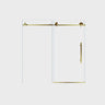 Frameless Shower Door, Smooth Sliding Tracks