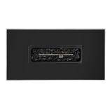 Outdoor 43" Rectangular Fire Pit Table With Adjustable Flame Control - White