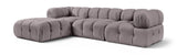 Orin - Velvet 4 Piece Modular Sectional With Chaise