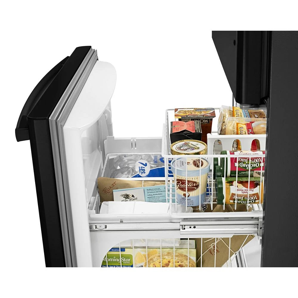 29-inch Wide Bottom-Freezer Refrigerator with EasyFreezer(TM) Pull-Out Drawer -- 18 cu. ft. Capacity - (ABB1924BRB)