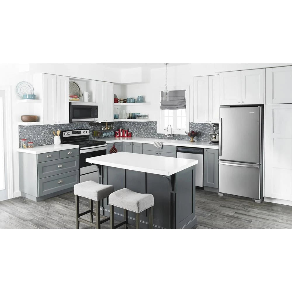 29-inch Wide Bottom-Freezer Refrigerator with EasyFreezer(TM) Pull-Out Drawer -- 18 cu. ft. Capacity - (ABB1924BRM)