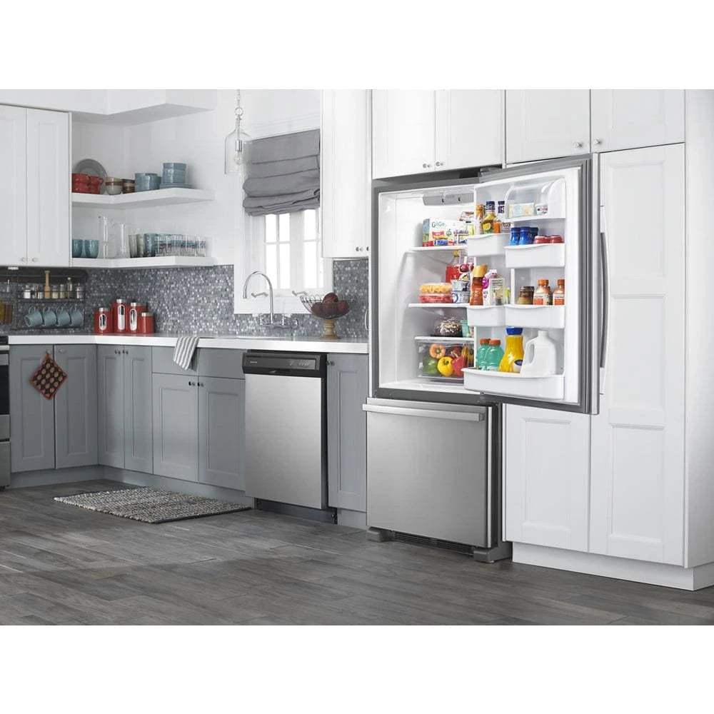 29-inch Wide Bottom-Freezer Refrigerator with EasyFreezer(TM) Pull-Out Drawer -- 18 cu. ft. Capacity - (ABB1924BRM)