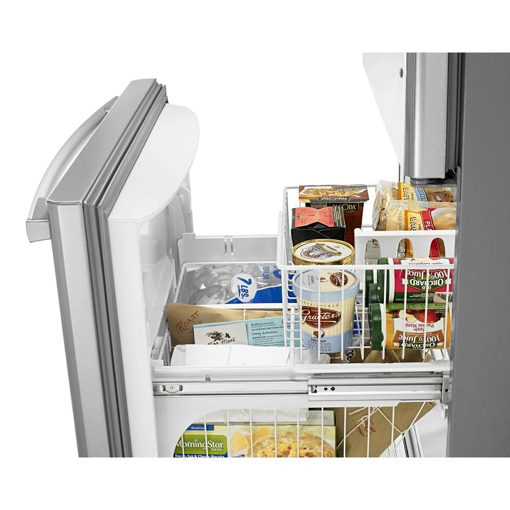 29-inch Wide Bottom-Freezer Refrigerator with EasyFreezer(TM) Pull-Out Drawer -- 18 cu. ft. Capacity - (ABB1924BRM)