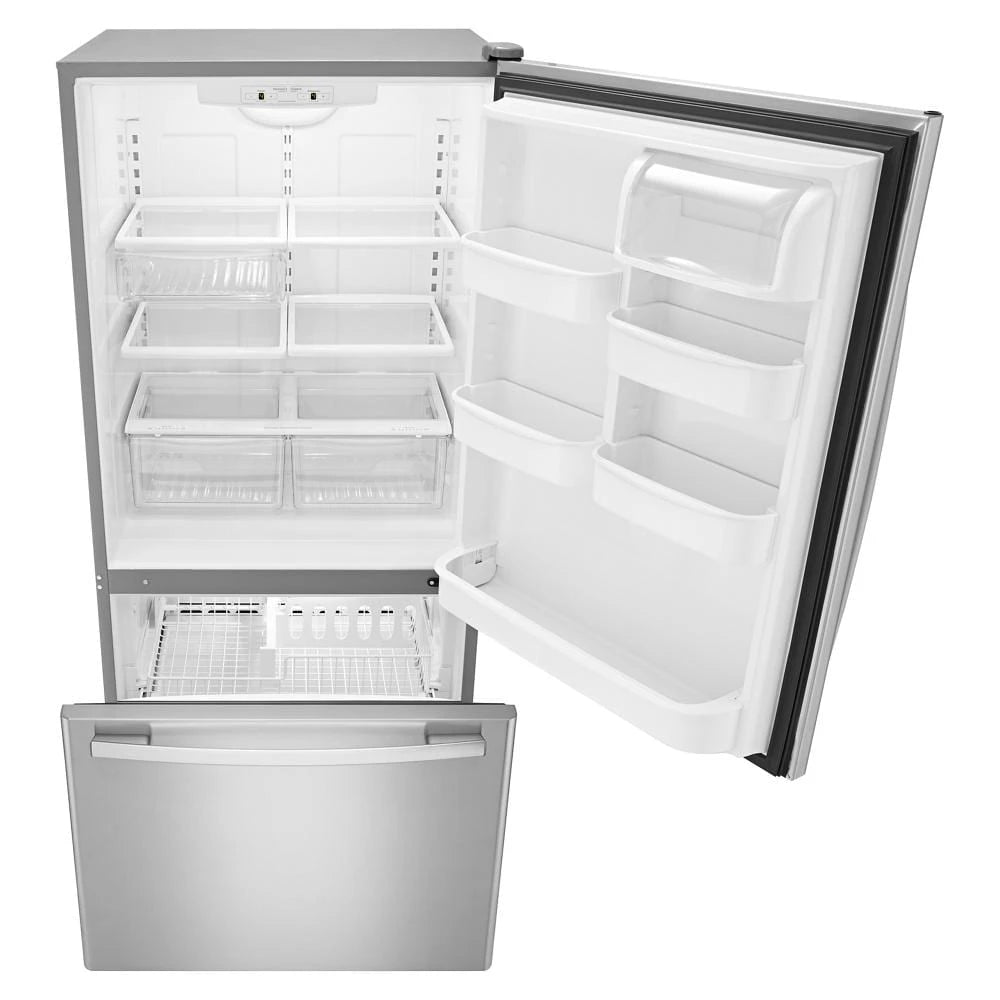 33-inch Wide Bottom-Freezer Refrigerator with EasyFreezer(TM) Pull-Out Drawer - 22 cu. ft. Capacity - (ABB2224BRM)