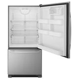 33-inch Wide Bottom-Freezer Refrigerator with EasyFreezer(TM) Pull-Out Drawer - 22 cu. ft. Capacity - (ABB2224BRM)