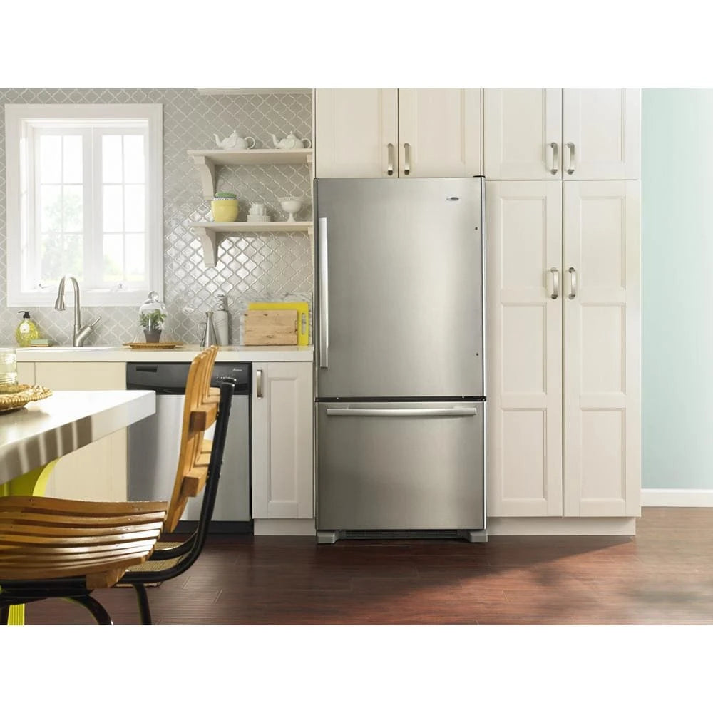 33-inch Wide Bottom-Freezer Refrigerator with EasyFreezer(TM) Pull-Out Drawer - 22 cu. ft. Capacity - (ABB2224BRM)