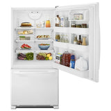 33-inch Wide Bottom-Freezer Refrigerator with EasyFreezer(TM) Pull-Out Drawer - 22 cu. ft. Capacity - (ABB2224BRW)