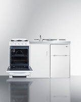 60" Wide All-in-one Kitchenette With Gas Range - (ACK60GASW)