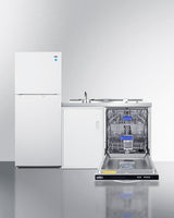 71" Wide All-in-one Kitchenette With Dishwasher - (ACKDW721G)