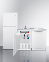 71" Wide All-in-one Kitchenette With Dishwasher - (ACKDW721G)