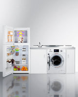 83" Wide All-in-one Kitchenette With Washer/dryer Combo - (ACKSPWD82)
