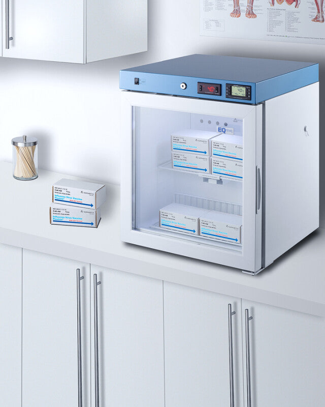 19" Wide Compact Medical Refrigerator, Certified to NSF/ANSI 456 Vaccine Storage Standard - (ACR162GNSF456)