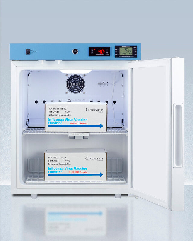 19" Wide Compact Medical Refrigerator - (ACR21W)