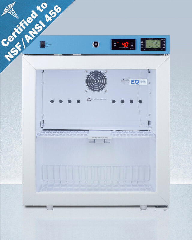 19" Wide Compact Medical Refrigerator, Certified to NSF/ANSI 456 Vaccine Storage Standard - (ACR22GNSF456)
