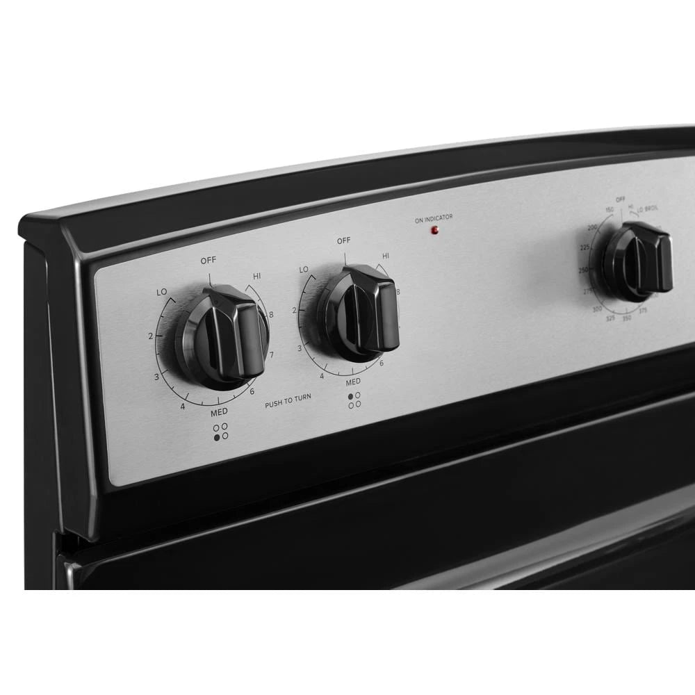 Amana(R) 30-inch Electric Range with Easy-Clean Glass Door - (ACR4203MNS)