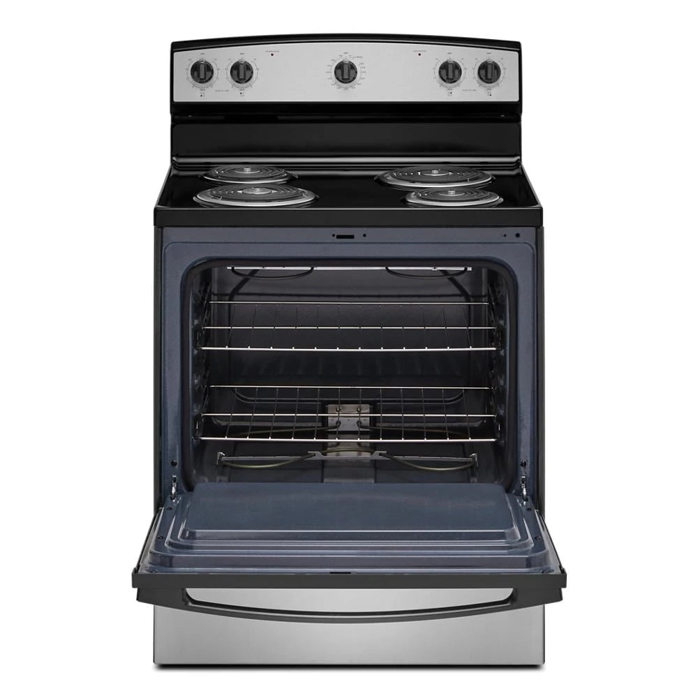 Amana(R) 30-inch Electric Range with Easy-Clean Glass Door - (ACR4203MNS)