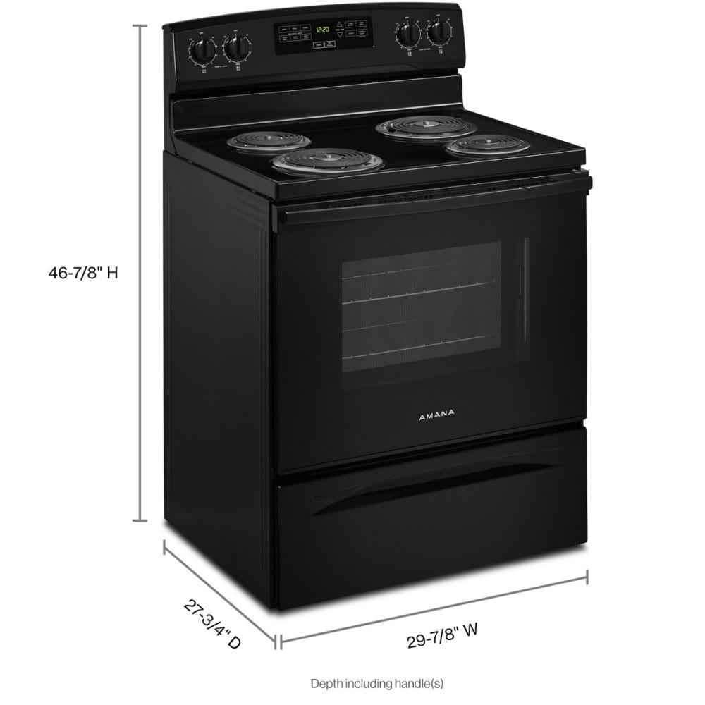 30-inch Amana(R) Electric Range with Bake Assist Temps - (ACR4303MFB)