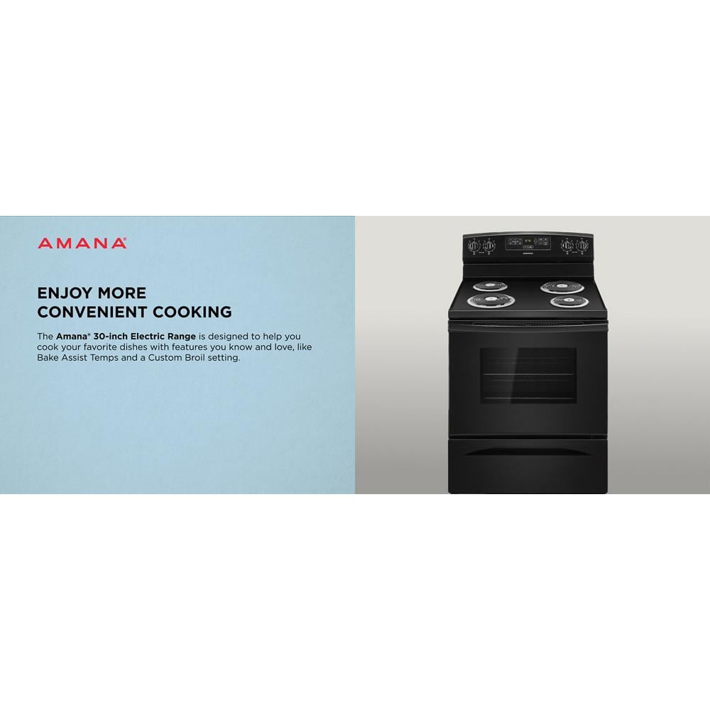 30-inch Amana(R) Electric Range with Bake Assist Temps - (ACR4303MFB)