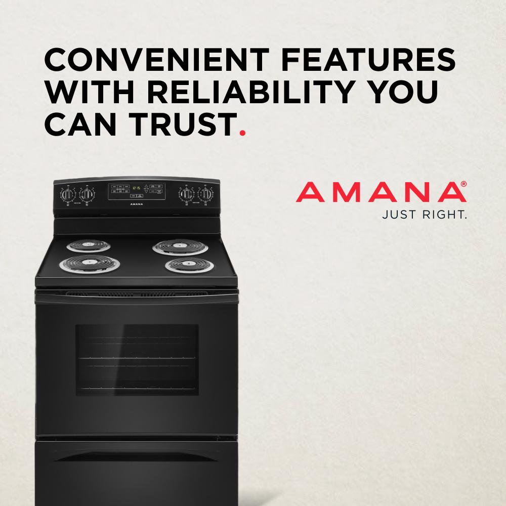 30-inch Amana(R) Electric Range with Bake Assist Temps - (ACR4303MFB)