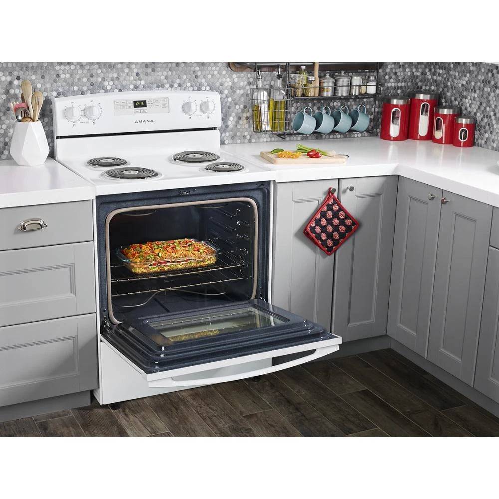 30-inch Amana(R) Electric Range with Bake Assist Temps - (ACR4303MFW) - AMANA