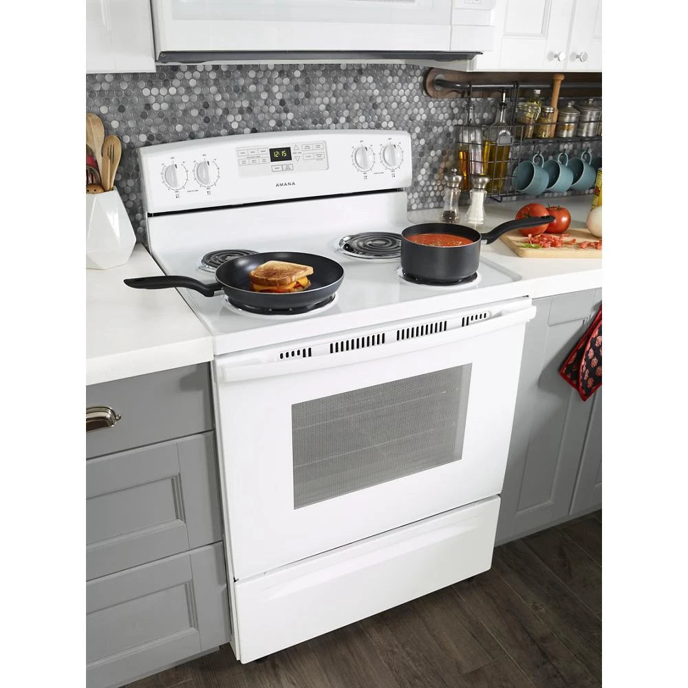 30-inch Amana(R) Electric Range with Bake Assist Temps - (ACR4303MFW) - AMANA