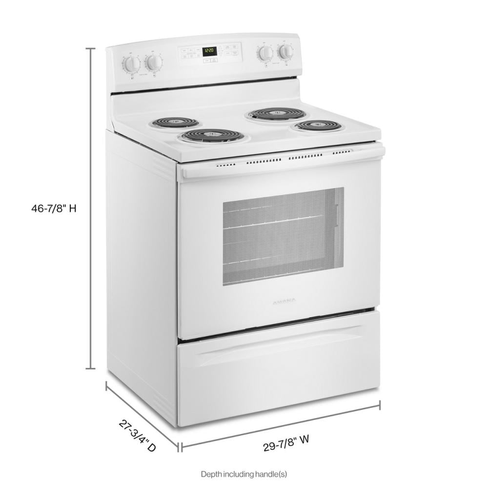 30-inch Amana(R) Electric Range with Bake Assist Temps - (ACR4303MFW) - AMANA