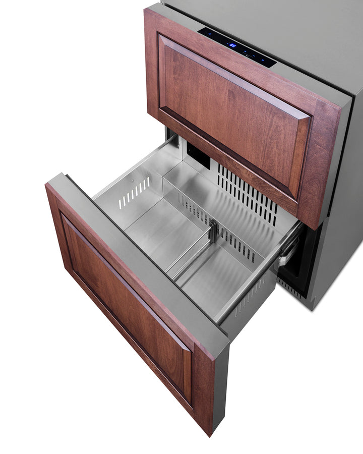24" Wide 2-drawer All-freezer, ADA Compliant - (ADFD243CSS)