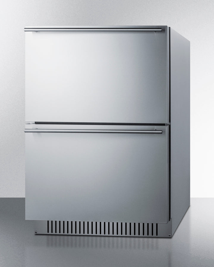 24" Wide 2-drawer All-freezer, ADA Compliant - (ADFD243CSS)