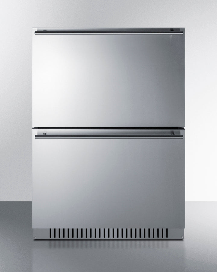 24" Wide 2-drawer All-freezer, ADA Compliant - (ADFD243CSS)