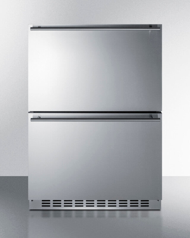 24" Wide 2-drawer All-freezer, ADA Compliant - (ADFD243CSS)