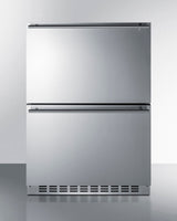 24" Wide 2-drawer All-freezer, ADA Compliant - (ADFD243CSS)