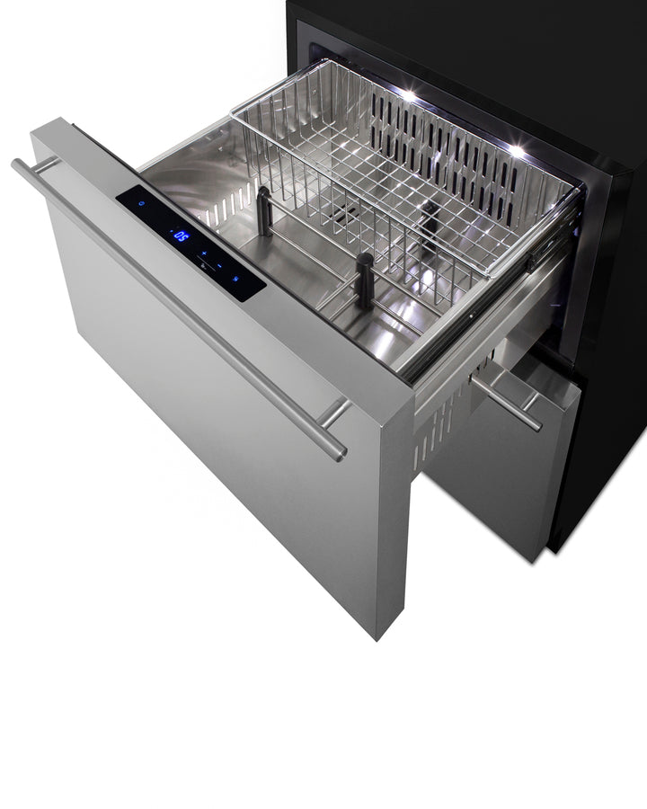 24" Wide 2-drawer All-freezer (panels Not Included) - (ADFD243PNR)