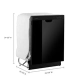 24 Inch Plastic Tub Dishwasher - (ADFS2524RB)