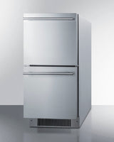 15" Wide 2-drawer All-refrigerator, ADA Compliant - (ADRD15) - SUMMIT