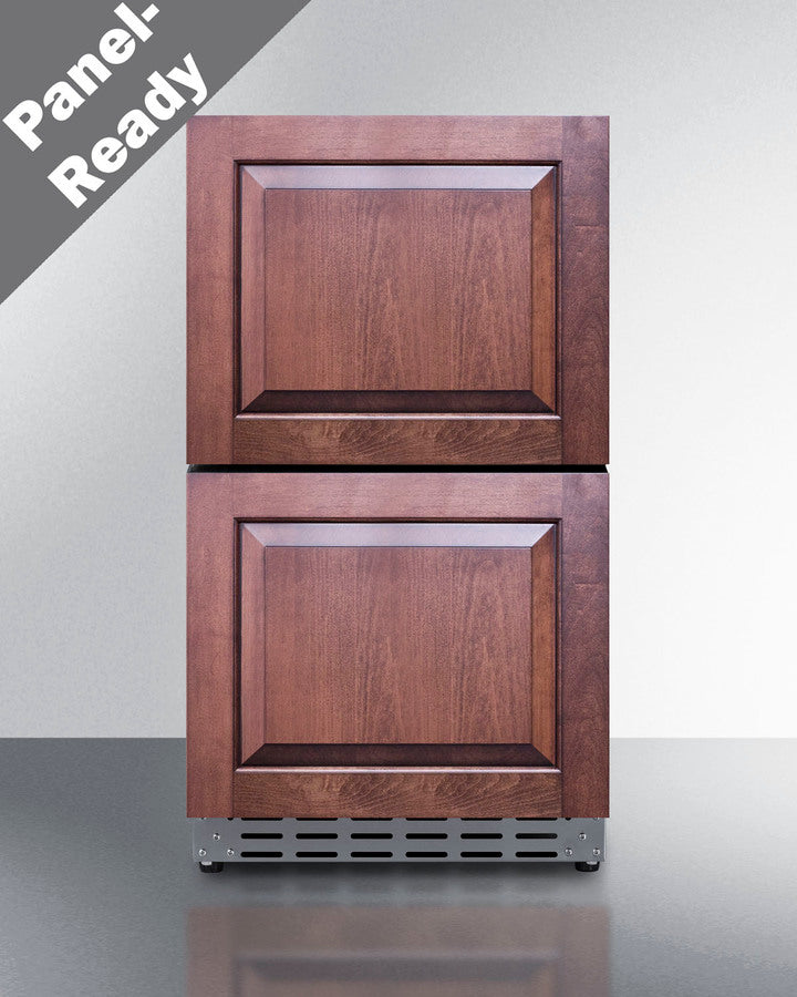 18" Wide 2-drawer All-refrigerator, ADA Compliant (panels Not Included) - (ADRD18PNR)
