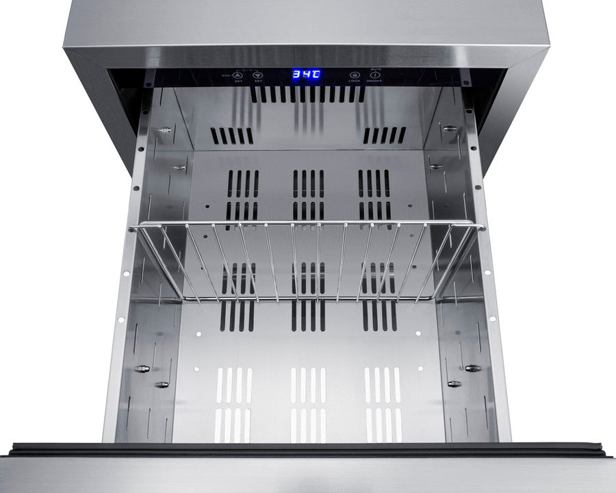 18" Wide 2-drawer All-refrigerator, ADA Compliant (panels Not Included) - (ADRD18PNR)