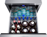 18" Wide 2-drawer All-refrigerator, ADA Compliant (panels Not Included) - (ADRD18PNR)