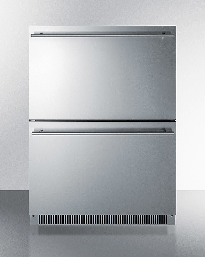 24" Wide 2-drawer All-refrigerator, ADA Compliant - (ADRD24) - SUMMIT