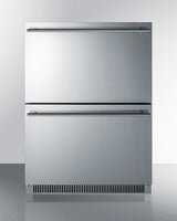 24" Wide 2-drawer All-refrigerator, ADA Compliant - (ADRD24) - SUMMIT