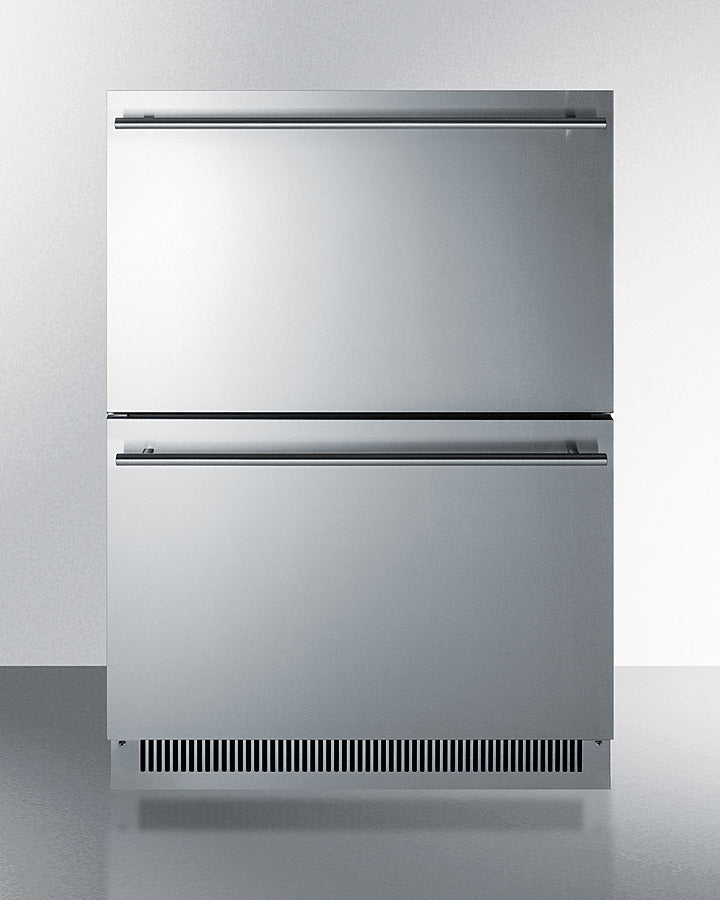 24" Wide 2-drawer All-refrigerator, ADA Compliant - (ADRD24) - SUMMIT