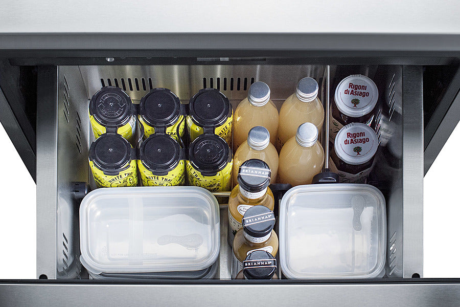 24" Wide 2-drawer All-refrigerator, ADA Compliant - (ADRD24) - SUMMIT