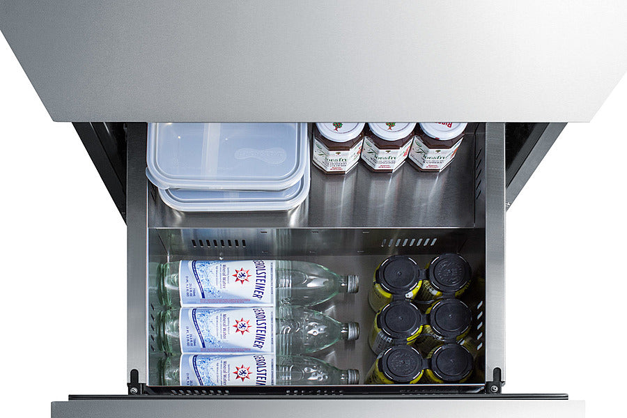 24" Wide 2-drawer All-refrigerator, ADA Compliant - (ADRD24) - SUMMIT