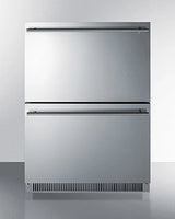 24" Wide 2-drawer All-refrigerator, ADA Compliant - (ADRD24) - SUMMIT