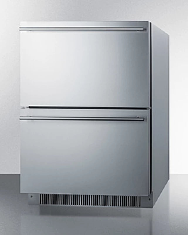 24" Wide 2-drawer All-refrigerator, ADA Compliant - (ADRD24) - SUMMIT